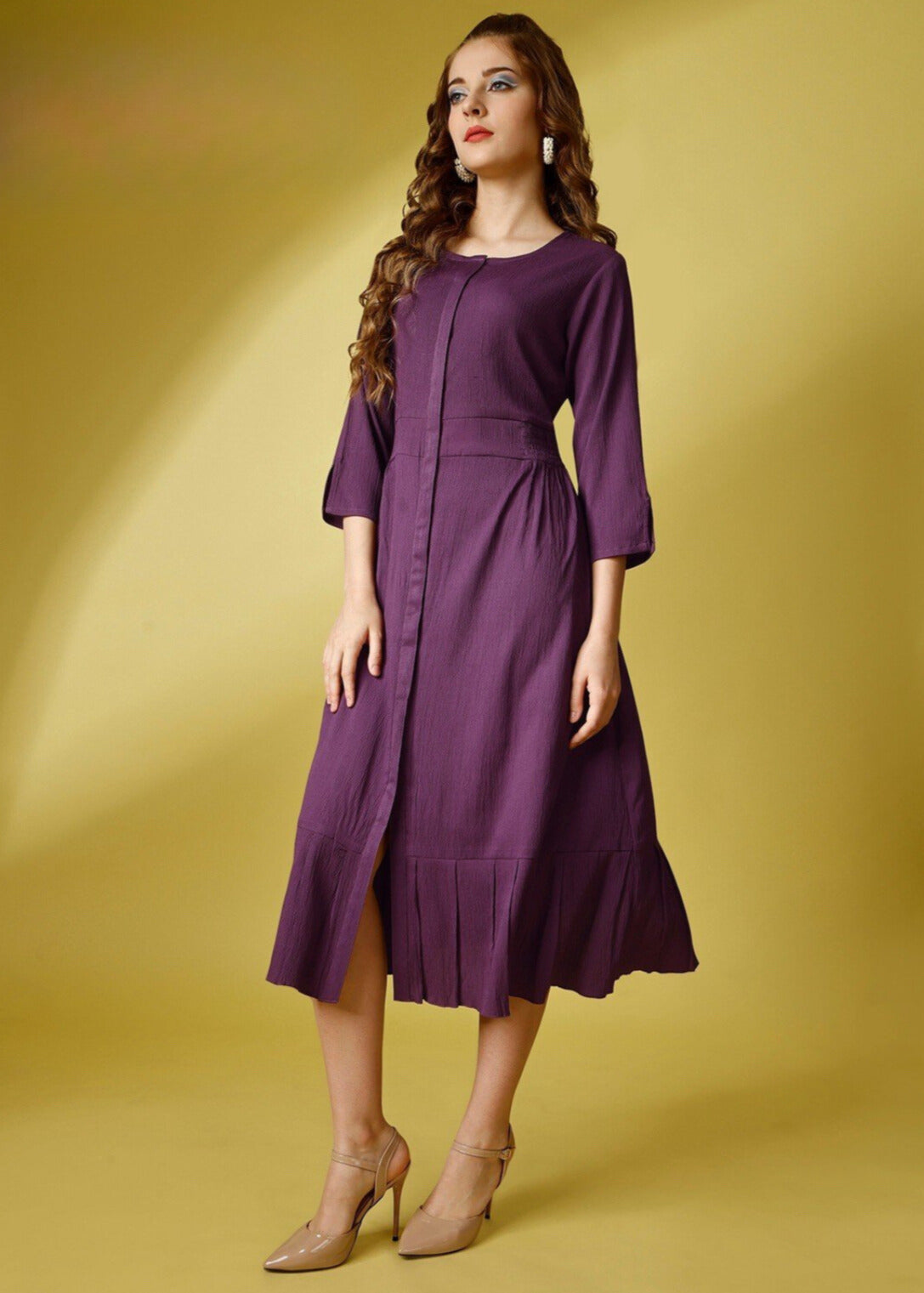 Crepe Maxi Dress
