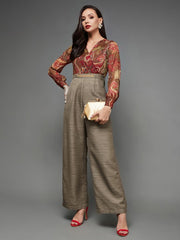 Printed Basic Jumpsuit