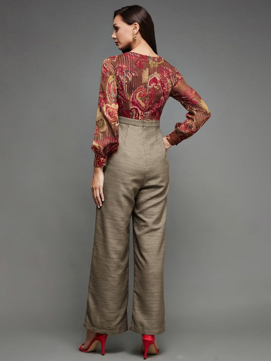 Printed Basic Jumpsuit-6