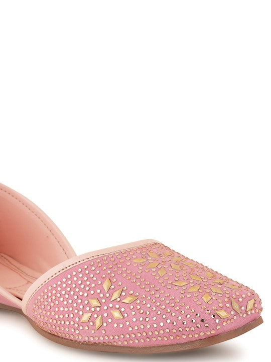 Embellished Mojaris Flats-9