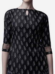 Black Net Co-Ord Set