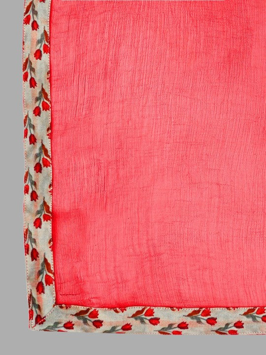 Floral Printed Regular Kurta with Palazzos & With Dupatta