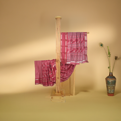Banarasi Silk Printed Sequence Border Saree