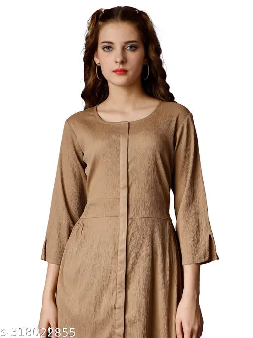 Crepe Maxi Dress