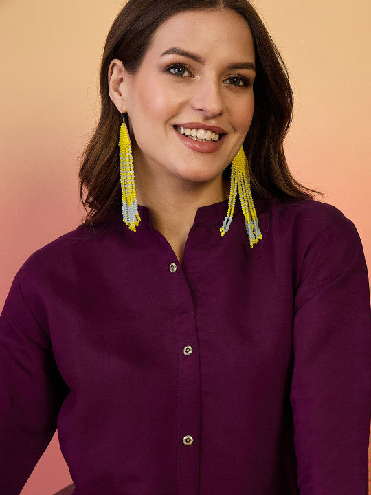 Embroidered Tunic With Trouser Co-Ords-14